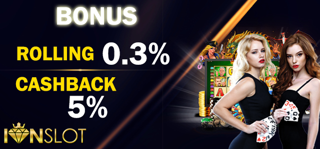 Bonus Rollingan dan Cashback Situs Judi Slot, Casino, Bola Online Terbesar IONSLOT